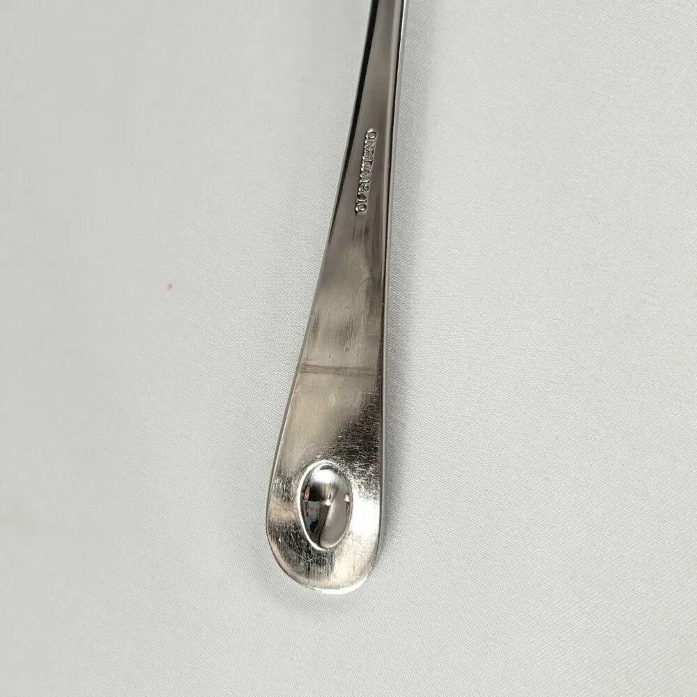 Oneida Satin Jupiter 18/10 Stainless Flatware Set 4 Dinner Forks Retro 90s Y2K